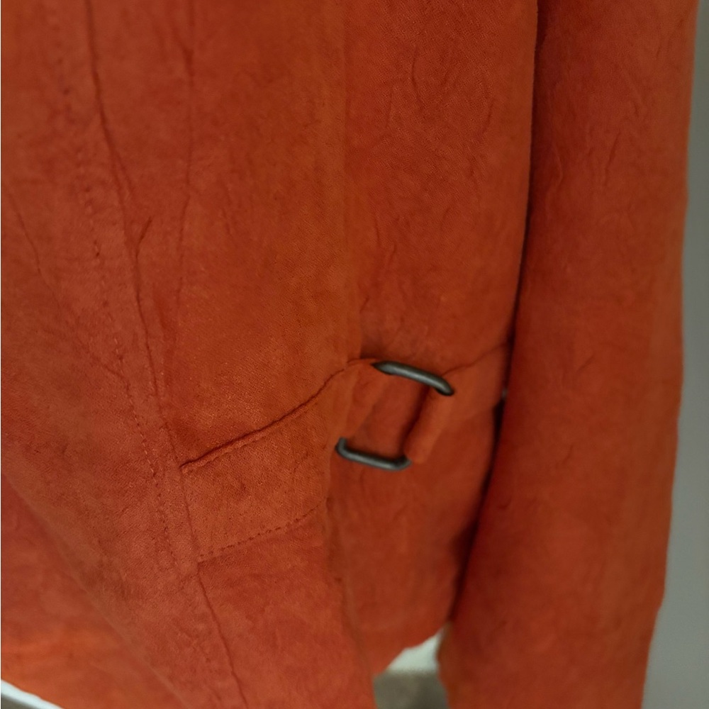 Vintage Orange Blazer Coat - Picture 4 of 9